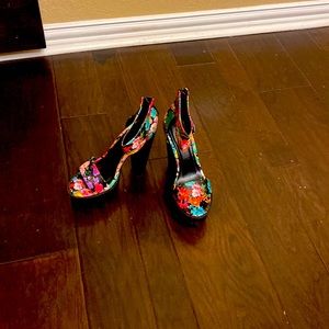 multicolor heels